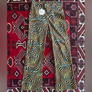 NWT Gimaguas Zebra Disco Pants Size M